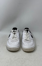 Load image into Gallery viewer, Nike Womens Court Vision Low DH1084-100 White Black Lace-Up Sneaker Shoes Size 9
