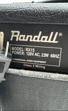 Load image into Gallery viewer, Randall Model RX15 120V 22W 60HZ Class 2 Wiring Guitar Amplifier Not Tested
