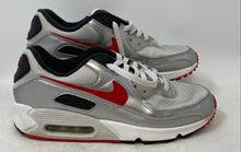 Load image into Gallery viewer, Nike Mens Air Max 90 DX4233-001 White Gray &amp; Red Sneakers Shoes Size 10.5
