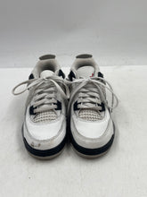 Load image into Gallery viewer, Authentic Nike Kids Jordan 4 Retro IB4388-100 White Black Sneaker Shoes Size 12C
