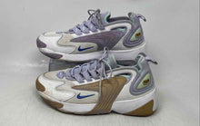 Load image into Gallery viewer, Nike Womens Zoom 2K White Purple Low Top Lace-Up Sneaker Shoes Size 7
