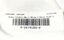 Load image into Gallery viewer, Nike Mens White Dri-Fit Miami Dolphin Football-NFL Pullover T-Shirt Size L
