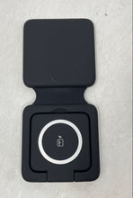 Load image into Gallery viewer, 3-IN-1 Foldable Wireless Black Magnetic Portable Compact Charger Qi
