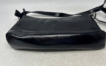 Load image into Gallery viewer, Giani Bernini Womens Black Leather Adjustable Strap Zip Top Crossbody Purse
