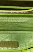 Load image into Gallery viewer, Sondra Roberts Womens Brown Green Animal Print Rectangle Top Handle Clutch Bag
