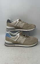 Load image into Gallery viewer, New Balance Mens 574 U574OO2 Beige Low Top Lace-Up Sneaker Shoes Size 10 D
