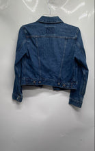 Load image into Gallery viewer, Levi Strauss &amp; Co. Womens Blue Cotton Jean Original Trucker Jacket Size Small
