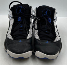 Load image into Gallery viewer, Authentic Nike Mens Air Jordan 6 Rings Black Blue White Sneaker Shoes Size 9
