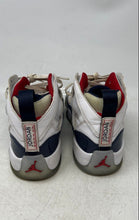 Load image into Gallery viewer, Nike Boys Jordan Jumpman Two Trey White Blue Leather Basketball Shoes Size 7Y
