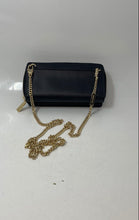 Load image into Gallery viewer, Michael Kors Womens Black And Gold Color Card Holder Chain Strap Crossbody Bag
