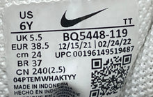 Load image into Gallery viewer, Nike Kids Court Borough Low 2 DJ6163-107 White Orange Sneaker Shoes Size 6
