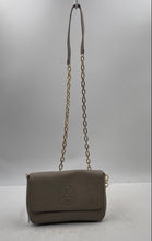 Load image into Gallery viewer, Authentic Tory Burch Womens Gray Shoulder Crossbody Bag Stained

