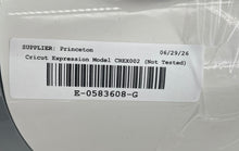 Load image into Gallery viewer, Cricut Expression 2 CREX002 White Touch Screen Die Cutting Machine Not Tested
