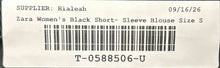 Load image into Gallery viewer, Zara Womens Black Sleeveless Wide Strap Square Neck Cropped Top Size Small
