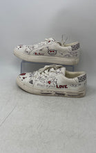 Load image into Gallery viewer, Hey Girl Womens Supernova White Printed Leather Lace-Up Sneaker Shoes Size 10
