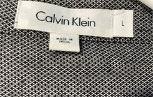 Load image into Gallery viewer, Calvin Klein Mens Gray Cotton Long Sleeve Collared Button-Up Shirt Size L

