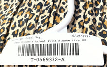 Load image into Gallery viewer, Zara Womens Multicolor Animal Print Spaghetti Straps Cropped Tank Top Size XS
