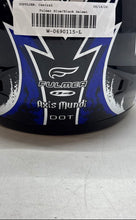 Load image into Gallery viewer, Fulmer Unisex Adults Axis Mundi Dot Blue Black Full-Face Motorcycle Helmet Sz S
