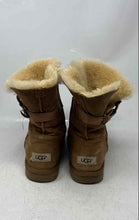 Load image into Gallery viewer, UGG Womens Keely Brown Suede Round Toe Snow Boots Size 8.5
