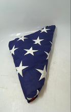 Load image into Gallery viewer, Blue White Stars Pattern Fabric Folded Home Outdoor American Flag
