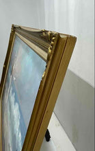 Load image into Gallery viewer, Ocean Beach Scene Silhouette Of Woman Framed Wall Decorative Art Painting
