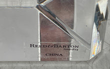 Load image into Gallery viewer, Reed &amp; Barton Crystal Glass Clear Home Decor Prism Desktop Clock Tower Frame
