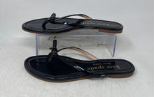 Load image into Gallery viewer, Kate Spade New York Womens Petit Black Bow Slip-On Flip-Flop Sandals Size 9.5
