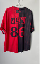 Load image into Gallery viewer, Miami Marlins Mens Red Black Stranger Things Player #86 Baseball Jersey Size L
