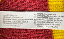 Load image into Gallery viewer, Amscan Mens Red Yellow Striped Gryffindor Harry Potter Rectangle Scarf 6" x 56"
