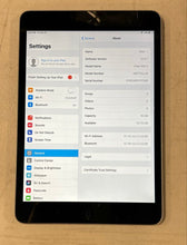 Load image into Gallery viewer, Apple iPad Mini 2 Model A1489 Gray Tablet Cracked Screen Unlocked
