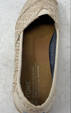 Load image into Gallery viewer, Toms Womens Alpargata Classic Beige Round Toe Slip-On Shoes Size 8.5
