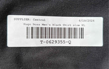 Load image into Gallery viewer, Hugo Boss Mens Black Pima Cotton Spread Collar Short Sleeve Polo Shirt Size XL
