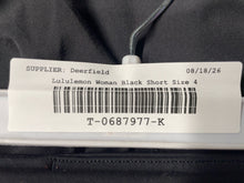 Load image into Gallery viewer, Lululemon Womens Black Speed Up Low Rise Pull-On Athletic Shorts Size 4
