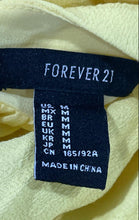 Load image into Gallery viewer, Forever 21 Womens Yellow Spaghetti Strap Surplice Neck Short Mini Dress Size M
