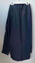 Load image into Gallery viewer, Calvin Klein Mens Dark Blue Long Sleeve Collared Slim Fit Dress Shirt Size L

