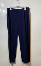 Load image into Gallery viewer, Stizzoli Italy Womens Navy Blue Flat Front Straight Leg Dress Pants Size 54
