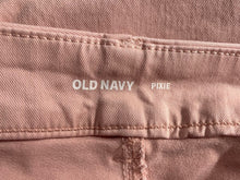 Load image into Gallery viewer, Old Navy Womens Pink Pixie Flat Front Pockets Skinny Leg Ankle Pants Size 6
