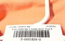 Load image into Gallery viewer, United Colors Of Benetton Mens Orange Spread Collar Short Sleeve Polo Shirt Sz M
