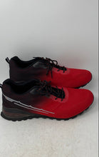Load image into Gallery viewer, Kricely Mens Red Black X-Grip Low Top Lace-Up Sneaker Shoes Size 15
