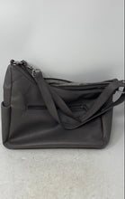 Load image into Gallery viewer, Rosetti Womens Dylan Gray Leather Zipper Inner Pocket Convertible Shoulder Purse
