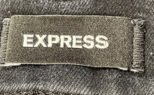 Load image into Gallery viewer, Express Womens Black Dark Wash Pockets Denim Skinny Leg Jeans Size 2R
