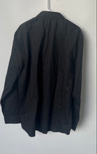 Load image into Gallery viewer, Banana Republic Mens Black Long Sleeve Wrinkle Resistant Button-Up Shirt Size XL
