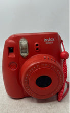 Load image into Gallery viewer, Fujifilm Instax Mini 8 Red Built-In Flash 35mm Instant Film Camera Not Tested
