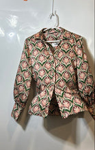 Load image into Gallery viewer, Zara Womens Multicolor Floral Spread Collar Long Sleeve Button-Up Shirt Size M
