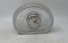 Load image into Gallery viewer, Vintage Mikasa Diamond Fire Collectible Crystal Mantel Clock Not Tested
