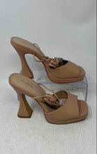 Load image into Gallery viewer, Aldo Womens Daphnee Brown Leather Open Toe Platform Gladiator Heels Size 7
