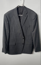 Load image into Gallery viewer, Michael Kors Mens Dark Gray Long Sleeve Notch Lapel Two-Button Blazer Size 46S
