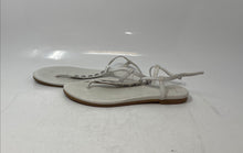 Load image into Gallery viewer, Cole Haan Womens White Round Toe Flat Thong Sandals Size 6
