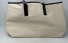Load image into Gallery viewer, Michael Kors Parfums Womens Beige Black Double Handle Shoulder Tote Bag
