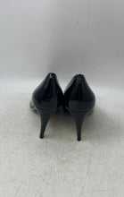 Load image into Gallery viewer, Cole Haan Womens Black Patent Leather Pointed Toe Slip-On Pump Heels Size 7B
